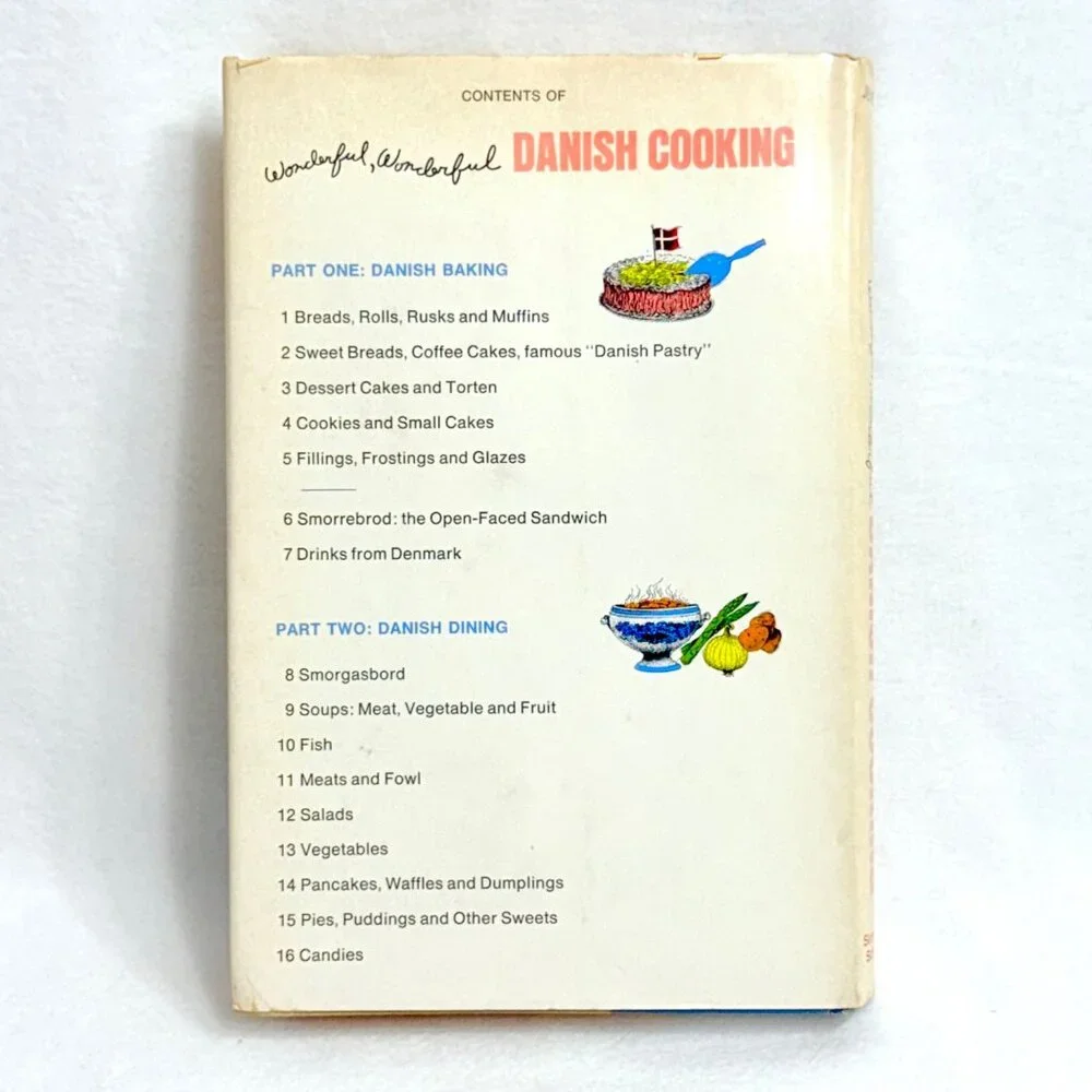 Wonderful Wonderful Danish Cooking - Ingeborg Dahl Jensen (1965) 1st Edition